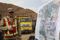 МЧС построило защитную дамбу от прорыва озера Зындан на Иссык-Куле